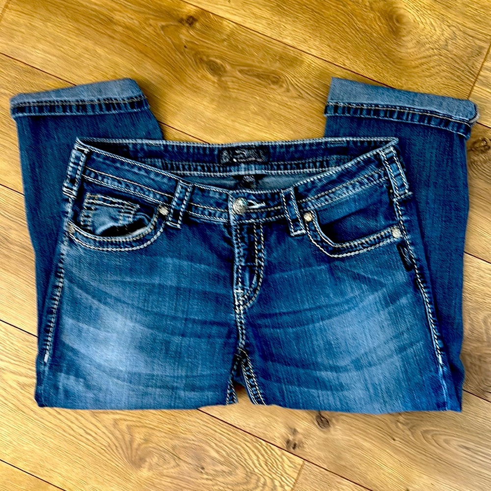 Silver capris